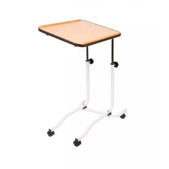 Öökapp Mobilex BRAK kompaktne disain koos hoiustamisega, ristkülikukujuline pealispind, 4 lukustatavat ratast, kõrgus 61–87 cm, 540×410 mm