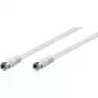 Wentronic Goobay SAT ühenduskaabel, valge, 2,5 m - F-pistik F-pistik (11724)