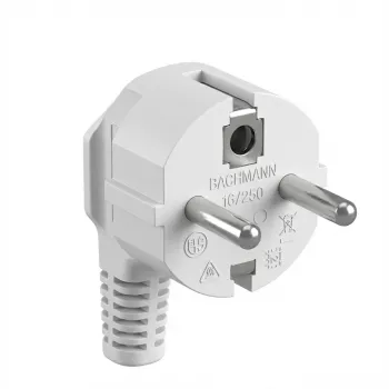 Elektriline toitepistik tüüp F Bachmann 910.200 valge