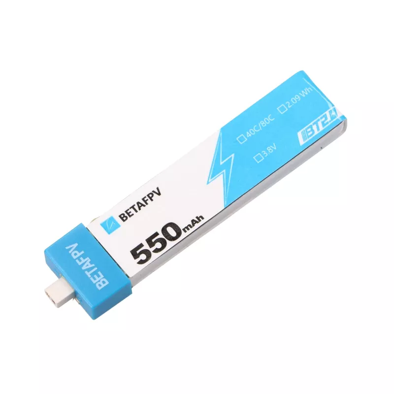 BetaFPV BT2.0 1S drooniaku komplekt 4 tk, 550 mAh, 3,8 V