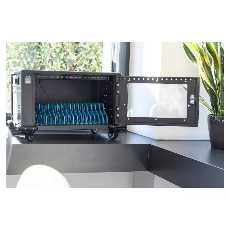 Digitus mobiilne laadimiskapp 16 tahvelarvutile kuni 13 tolli, USB-C