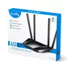 Cudy LT400 traadita ruuter Fast Ethernet ühe ribaga (2,4 GHz) 4G must