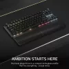 Corsair K70 CORE TKL klaviatuur Gaming USB + RF traadita + Bluetooth QWERTZ Saksa must