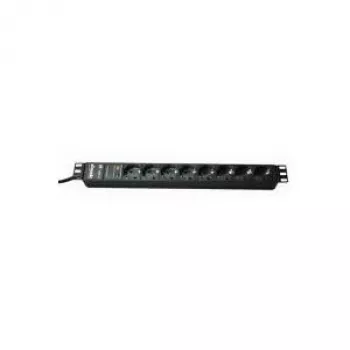 Bachmann 19'' toitepikendus 2 m 8x Schuko H05VV-F 3G 1,50 mm²