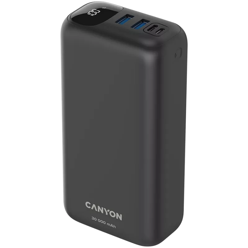 Canyon Powerbank PB-301 30000 mAh PD/QC/Display must jae