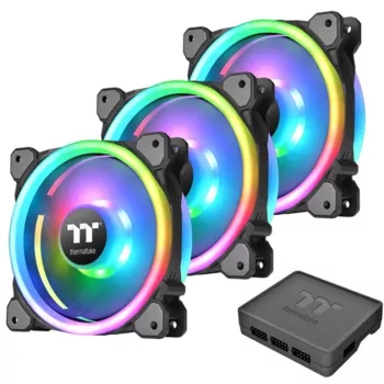 Thermaltake Ring Trio 14 ARGB 140mm korpusventilaatorid - 3-pakk