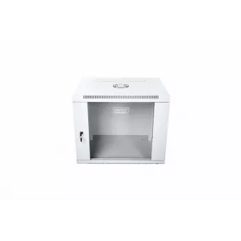 Digitus DN-W19 09U/450 rackikapp 9U seinale paigaldatav rack helehall
