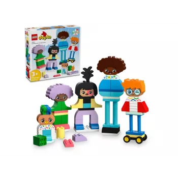 Ehitusmänguasi LEGO DUPLO 10423 ehitatavate inimeste komplekt, 71 tk, vanusele 3+, figuurid 260 mm kõrgusega