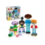 Ehitusmänguasi LEGO DUPLO 10423 ehitatavate inimeste komplekt, 71 tk, vanusele 3+, figuurid 260 mm kõrgusega