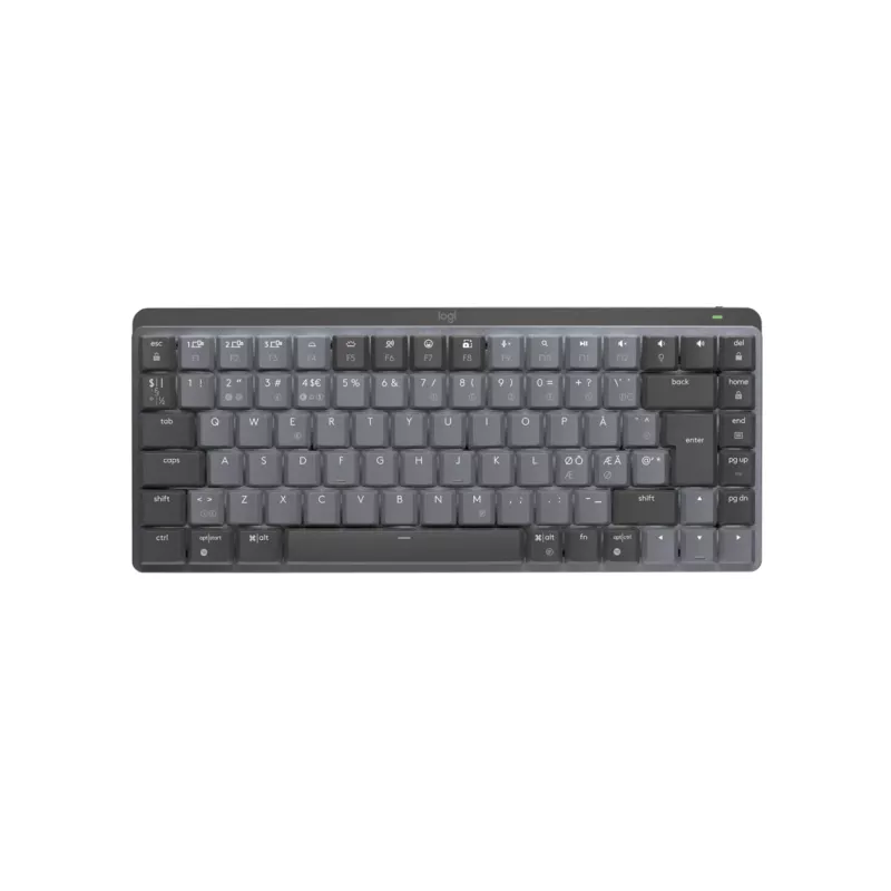 Logitech Master Series MX Mechanical Mini - klaviatuur - taustvalgustusega - juhtmevaba - Bluetooth LE - QWERTY - Põhjamaade (taani/soome/norra/rootsi)