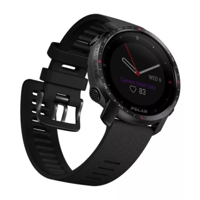 Polar Grit X Pro - Titaan - Spordikell rihmaga - perforeeritud nahk - hall - Rihma suurus: M/L - Ekraan 3 cm (1,2) - Bluetooth - 41 g (90085777)