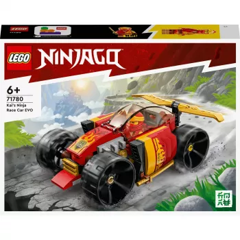 LEGO 71780 NINJAGO Kai Ninja Võidusõiduauto EVO 2in1 Võidusõiduauto Mänguasi Maastikuautoks Ümberehitatav Mudelkomplekt Lastele Poistele ja Tüdrukutele Alates 6. Eluaastast Sünnipäevaks