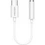 PEDEA USB-C kuni 3,5 mm kõrvaklappide pesa, valge, helipistiku adapter