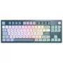 Montech MKey TKL klaviatuur mänguritele USB tumehall, helesinine, valge