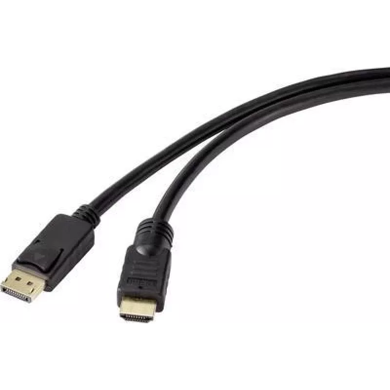 Renkforce RF-4581868 HDMI-kaabel 7,5 m HDMI tüüp A (standard) must (RF-4581868)