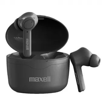 Maxell Bass 13 Sync Up juhtmevabad Bluetooth kõrvasisesed kõrvaklapid laadimiskarbiga must