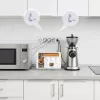Pikendusjuhe MACLEAN MCE394W — 3 pistikupesa, 3×USB 2,1 A, 110–240 V AC, 2500 W, 1,5 m kaabel, valge