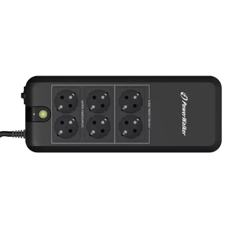 PowerWalker VFD 600 APFC FR Katkematu toiteallikas (Offline) 0,6 kVA 300 W 6 AC-pistikupesa