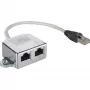 Wentronic Goobay kaabel-Splitter (Network Doubler), CAT Y-Adapter - Wiring 2 x CAT 5 Ethernet, Shielded (68908)