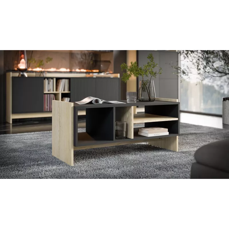 Cama PORTO bench/table 100x50x46 oak/Must