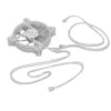120 mm korpuse ventilaator MODECOM VOLCANO APEX 120 ARGB Valge — 120 mm ARGB jahutusventilaator