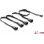 Sisemine toitekaabel DELOCK 84540 — 4-kontaktiline PWM jagaja 4×4-kontaktiliseks PWM-väljundiks, 0,4 m