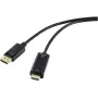 HDMI-ühenduskaabel DisplayPort-pistik 2,00 m must RF-5179188 PVC-kate (RF-5179188)