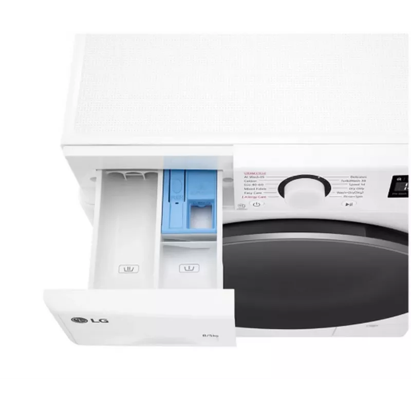 LG F2DR508S1W pesumasin-kuivati 8 kg / 5 kg 1400 p/min valge