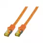 EFB-Elektronik RJ45 paigalduskaabel Cat.6A S/FTP LSZHCat.7 toorkeermega kaabel oranž 0,5m Tootja: EFB Elektronik (MK7001.0,5O)