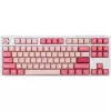 Ducky One 3 TKL Gossamer Pink klaviatuur Gaming USB US English Roosa, Valge