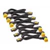 APC toitejuhtme komplekt (6 tk), lukustuv, C13 kuni C14 (90°), 1,2 m