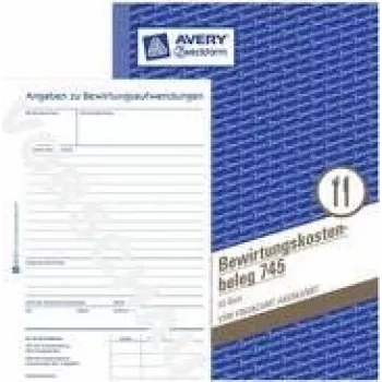 Avery 745 Sinine - Valge haldusraamat (745)