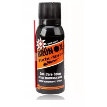 Määrdeaine pihusti BRUNOX Turbo Spray Oil B100 — 100 ml puhastus- ja hooldusõli, keskkonnaohu märgistusega