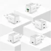 USB C/A võrgulaadur YENKEE YAC G38 20W 3A Power Delivery (USB‑C ja USB‑A)