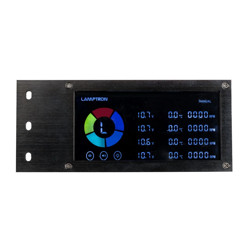 Lamptron SM436 PCI ventilaatori ja RGB LED kontroller, must