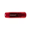 USB flash drive Intenso 128 GB USB Type-A 2.0 Red Transparent