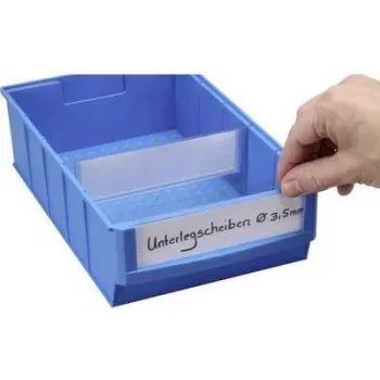 Märgistuskomplekt allit ProfiPlus ShelfBox B valge hoiukastidele — mudel 456597