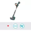 akutoitel mitmeotstarbeline puhastusseade AquaBrush Patio 18V P4A solo, kõvapõrandapuhastaja hall/türkiis, ilma aku ja laadijata, POWER FOR ALL ALLIANCE