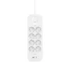 SurgePlus 8x schuko 1xUSB-A 1xUSB-C 900J 2m