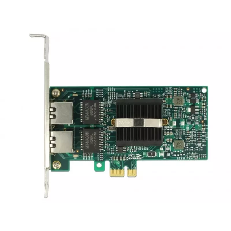 Delock PCIe-kaart 2x gigabitine LAN-võrguadapter