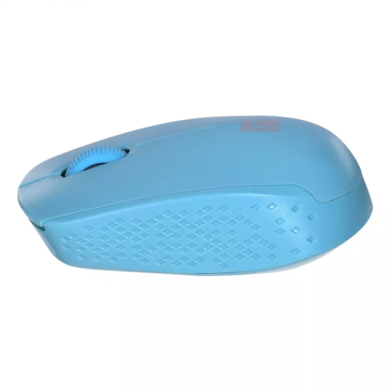 Juhtmevaba mõlemakäeline hiir NATEC STORK — Bluetooth + USB Type-A, 1600 DPI, 3 nuppu, helesinine