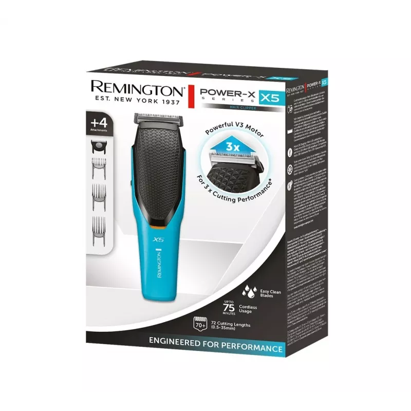 Remington Power-X Series HC5000 X5 juukselõikur Must sinine