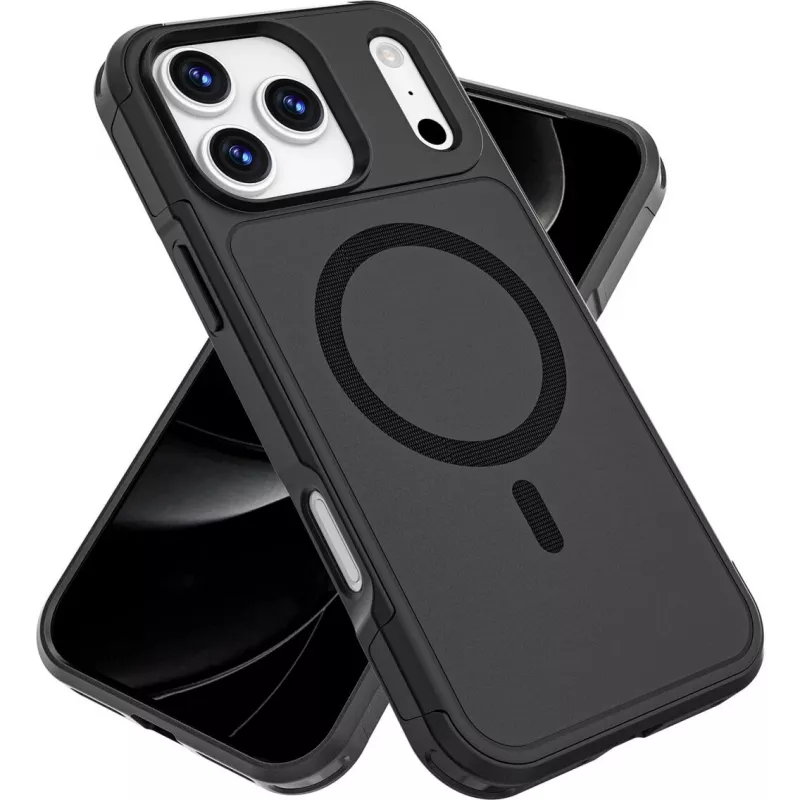 Äärisümbris 4smarts Defend iPhone 17 Pro Max Must 17,5 cm