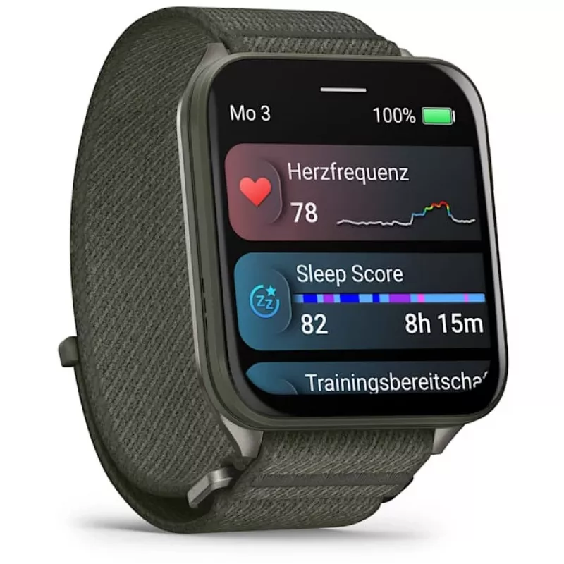 Garmin Venu X1 5,08 cm (2) AMOLED digitaalne 448 x 486 pikslit puuteekraaniga hall Wi-Fi GPS (satelliit)