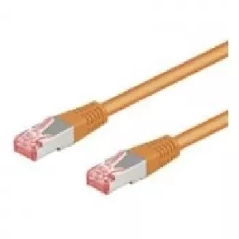 Wentronic Goobay CAT 6 paigalduskaabel, S/FTP (PiMF), oranž, 20 m - LSZH halogeenivaba, vask (93472)