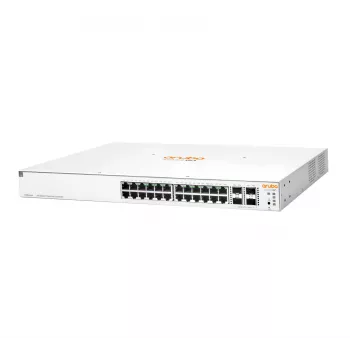 HPE Aruba Networking Instant On 1930 24G Class4 PoE 4SFP/SFP+ 370W Hallatav L2+ Gigabit Ethernet (10/100/1000) Power over Ethernet (PoE) 1U Valge