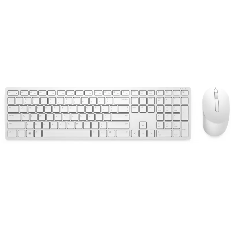 DELL Pro klaviatuur ja hiir - KM5221W - Prantsuse (AZERTY) - Valge