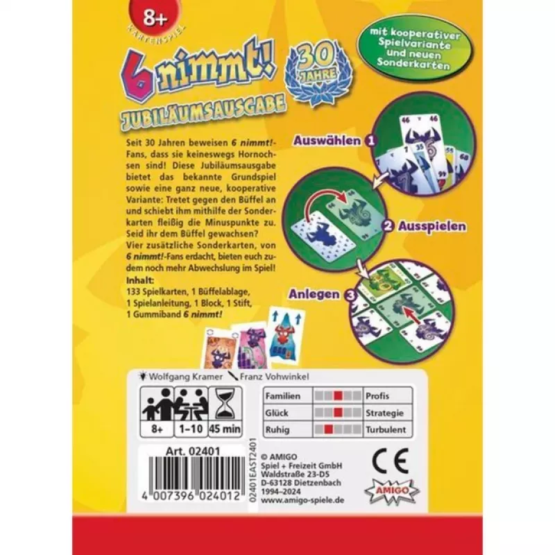 Amigo 6 nimmt! 30 Jahre-Edition, kaardimäng