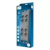 Pikendusjuhe liigpingekaitsega Philips, 8 pistikupesa ja 4×USB