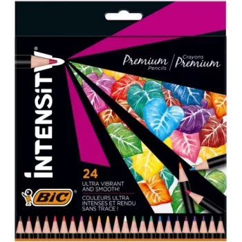 BIC Intensity värvilised pliiatsid, 24 värvi, 967823